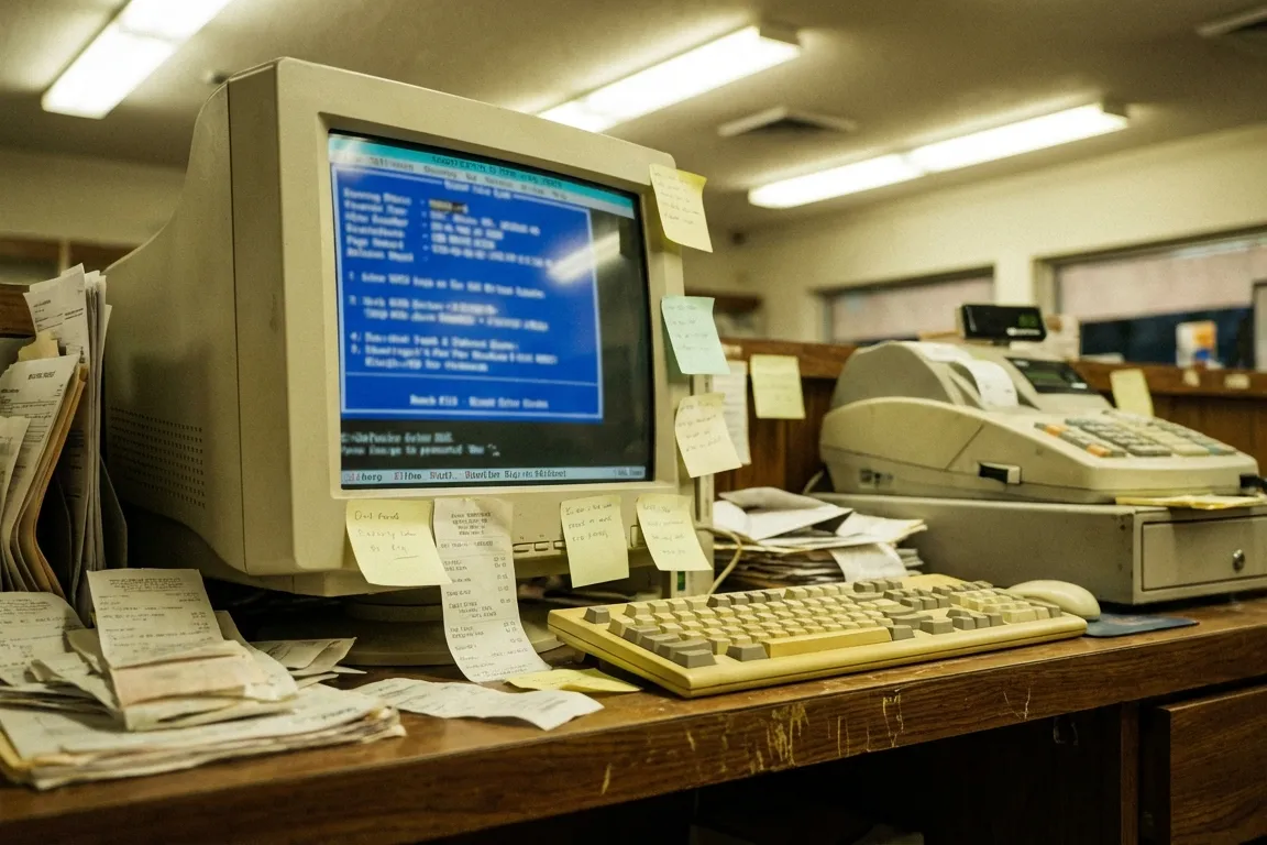 Old pharmacy POS software