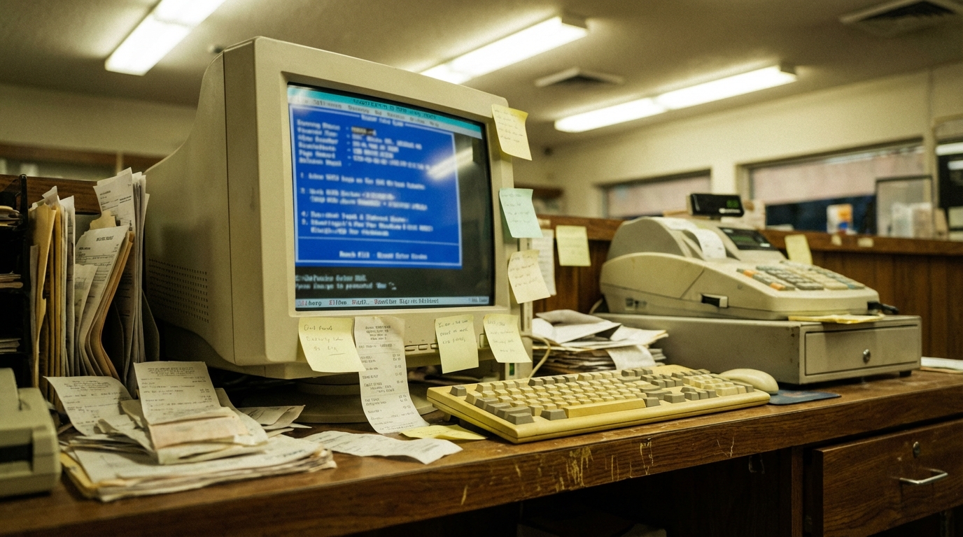 Old pharmacy POS software